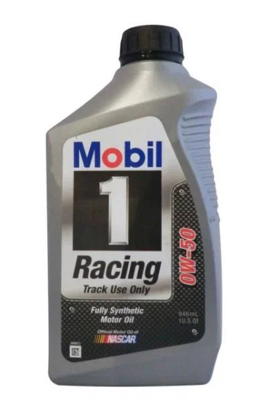 104145 – MOBIL Oil, SAE 0W-50 Synthetic 1 Quart Bottle Single Track Use Only